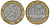 Франция 10 франков 1991 тип гений Бастилии KM 964.1, Le Frank 375.6 биметалл 45-924
