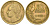 ФРАНЦИЯ 20 ФРАНКОВ 1953 4 PLUMES KM 917.1 алюминиевая бронза 186-412
