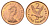 Фолклендские острова (Фолкленды) 2 пенса 1980 KM 3 бронза UNC 4670-1157