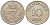 ДАНИЯ 10 ЭРЕ 1950 N;S, ФРЕДЕРИК IX (1947-1972)KM 841,1 медно-никель 201-1211