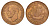 Великобритания 1/2 пенни 1950 Георг VI (1936-1952) KM 868, Spink 4118 бронза 4628-753