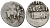 ВЕЛИКОЕ КНЯЖЕСТВО МОСКОВСКОЕ ДЕНГА 1535 - 1547 ИВАН IV ВАСИЛЬЕВИЧ, МОСКОВСКИЙ МОНЕТНЫЙ ДВОР, 0,34 ГР ГиК №48 серебро 262-829