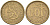 ФИНЛЯНДИЯ 10 ПЕННИ 1974 S KM 46 алюминиевая бронза 192-1038