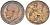 Великобритания 1 фартинг 1917 Георг V (1910-1936), темная отделка KM 808.1, Spink 4059 бронза 212-953