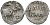 Великое Княжество Московское денга 1535 - 1547 Иван IV Васильевич, Московский монетный двор, 0,36 грамм ГиК №21 серебро 262-1158