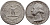 США 25 центов = квотер 1958 D, Вашингтон KM 164 серебро 25-2114