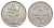 Французская Новая Каледония 2 франка 1977 KM 14 алюминий UNC 4641-135