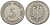 ГЕРМАНИЯ 5 ПФЕННИГОВ 1875 F, СТАРОГЕРБОВКА KM 3, Jager 3, Weege 5 медно-никель 4546-1035