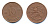 Финляндия 10 пенни 1934 республика (1918-1962) KM 24 медь 51-5346