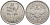 Французская Новая Каледония 2 франка 1977  KM 14 алюминий  UNC  4610-452
