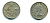Великобритания 6 пенсов 1957 Елизавета II (1952-2022) KM 903, Spink 4149 медно-никель 36-332