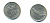 Малайзия 10 сенов 1990 цветок KM 51 медно-никель 176-759