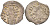 Рагуза 1 грозетто (денарий) 1642 КМ 5 серебро 1528-211