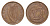 Ирландия 1 пенни 1988 мифологическая птица лира KM 20 бронза 4690-452