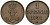 Ганновер 1 пфенниг 1851 B, Эрнст Август (1837-1851) KM 201.1, AKS 129, J. 74 медь 4608-1123