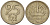 Швеция 25 эре 1944 G, Густав V (1907-1950) KM 816 серебро 4147-952
