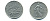 ФРАНЦИЯ 1 ФРАНК 1961 СЕЯТЕЛЬ KM 925.1 никель 86-1812