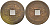 КИТАЙ 1 КЭШ ND BOO-YUWAN (PEKING) KUNG-PU бронза 4591-627