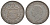 Саксония 1/3 талера 1859 F, Иоганн (1854-1873) KM 1198, Jaeger 114, AKS 139 серебро 413-5711