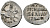 Русское Царство денга 1547-1584 Иван IV Васильевич, Московский  монетный двор, 0,34 ГР ГиК №61 серебро 262-1556