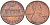 США 1 ЦЕНТ 1976 D, ЛИНКОЛЬН KM 201 медь цинк 63-338