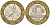 Франция 10 франков 1990 тип Гений Бастилии KM 964.1, Le Frank 375.5 биметалл 4573-1023