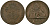 Бельгия 2 сантима 1875 Belges KM 35 медь 4135-946