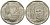 Франция 2 франка 1995 100 лет со дня смерти Луи Пастера KM 1119 никель  4171-1211