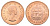 ЮАР 1 пенни 1960 Елизавета II (1952-2022), парусник KM 46 бронза UNC M73-05