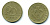 ВЕНГРИЯ 20 ФОРИНТОВ 1995 ВЕНГЕРСКИЙ ИРИС KM 696 никель латунь 25-846