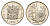 ЮАР 20 центов 1970 тираж 10.000 экземпляров KM 86 медно-никель PROOF 603-1222