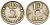 НОРВЕГИЯ 10 ЭРЕ 1947 ХОКОН VII (1905-1957) KM 383 медно-никель 116-1113