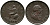 Великобритания 1/2 пенни 1799 Георг III (1760-1820) KM 647, Spink 3778 медь 1518-631