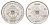 Лаос 20 сантимов 1952 год-тип KM 5 алюминий UNC 4678-321