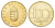 Венгрия 100 форинтов 1995 KM 698 латунь UNC 4692-1114