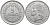 Франция 5 франков 1947 B, открытая 9, тип Лаврийе KM 888b.2, Le Franc 339.11 алюминий UNC 4526-513