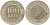 БРАЗИЛИЯ 100 РЕЙС 1889 РЕСПУБЛИКА KM 483 медно-никель 4529-534