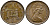 Великобритания 1 пенни 1974 Елизавета II (1952-2022) KM 915, Spink 4237 (B1) бронза 4387-656