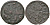 Швеция 1/4 эре 1636 Кристина (1632-1654) KM 152 медь 4171-1225