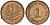 Германия 1 пфенниг 1876 A, Вильгельм I (1871-1888) KM 1, J. 1 медь 4608-537