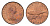 Остров Мэн 1/2 пенни 1976 ФАО - еда для всех KM 32 бронза UNC 4649-946