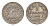 Никарагуа 5 сентаво 1887 год-тип KM 5 серебро 1520-1522