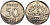 Швеция 50 эре 1961 TS, Густав VI Адольф (1950-1973) KM 825 серебро 4148-953