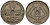 Бельгия 25 сантимов 1939 Belgique - Belgie KM 114 никель латунь 4382-145