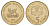 Македония 5 денаров 1995 50 лет ФАО KM 7a медь цинк никель UNC 4633-1057