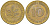 ФРГ 10 ПФЕННИГОВ 1985 J KM 108, J.383 сталь плакированная латунью 3996-856