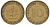ФРГ 10 пфеннигов 1950 J KM 108, J. 383 сталь плакированная латунью 4132-535