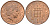 Великобритания 1 пенни 1999 Елизавета II (1952-2022) KM 986, Spink 4710 (B5) сталь плакированная медью 4609-542