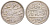 Британская Индия, Бомбейское президентство 1/4 рупии 1832 AH 1215, Шах Алам II KM 222 серебро 63-1115