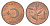 Турция 1 курушей 1974 KM 895a бронза UNC 4627-951